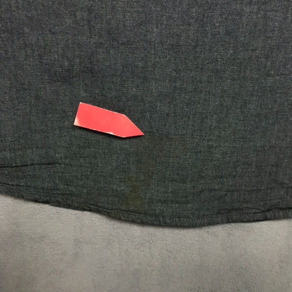 Rock & Republic Shirt Long Sleeve Men XXL Slightly Fitted Dark Gray Cosmetic 2nd - Picture 5 of 11